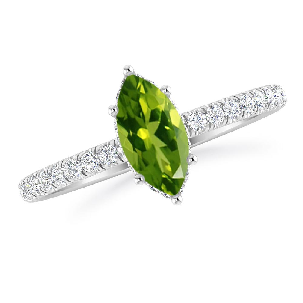 White Gold - Peridot