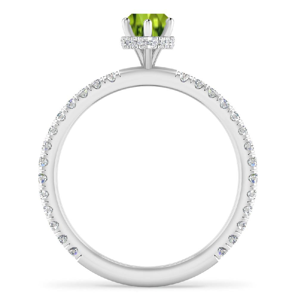 White Gold - Peridot