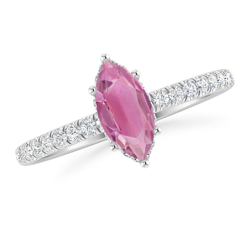 White Gold - Pink Tourmaline