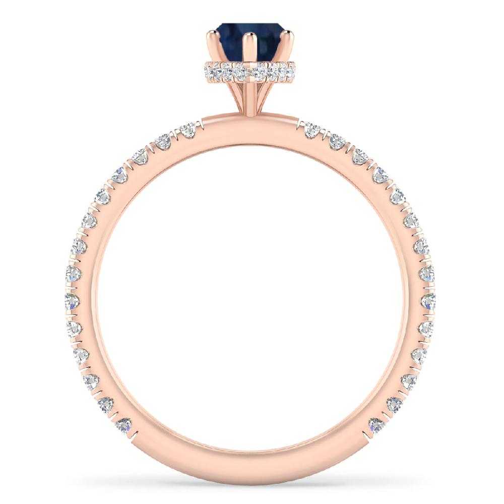 Rose Gold - Sapphire