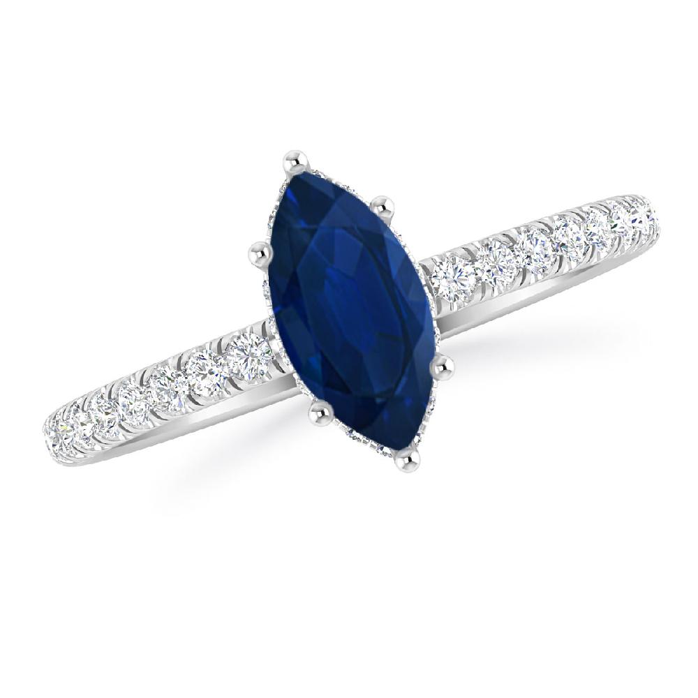 White Gold - Sapphire