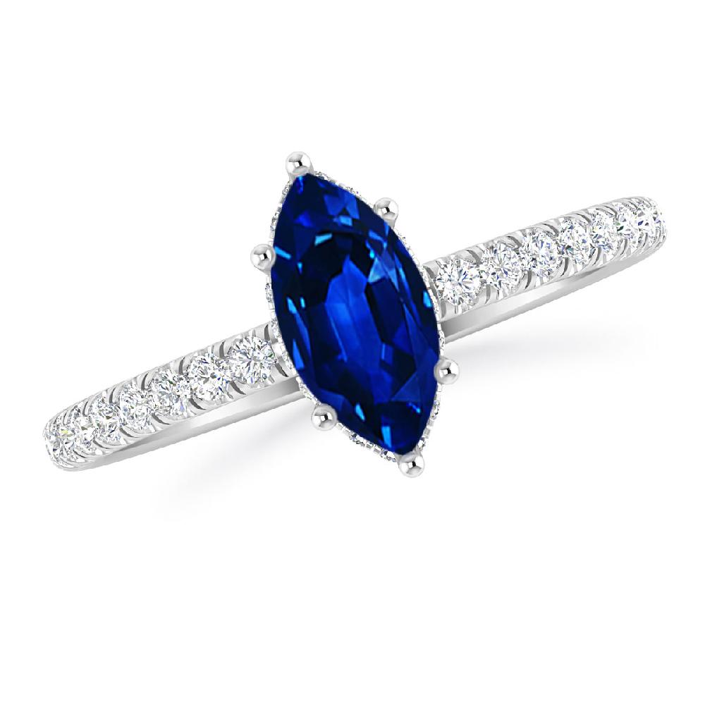 White Gold - Sapphire