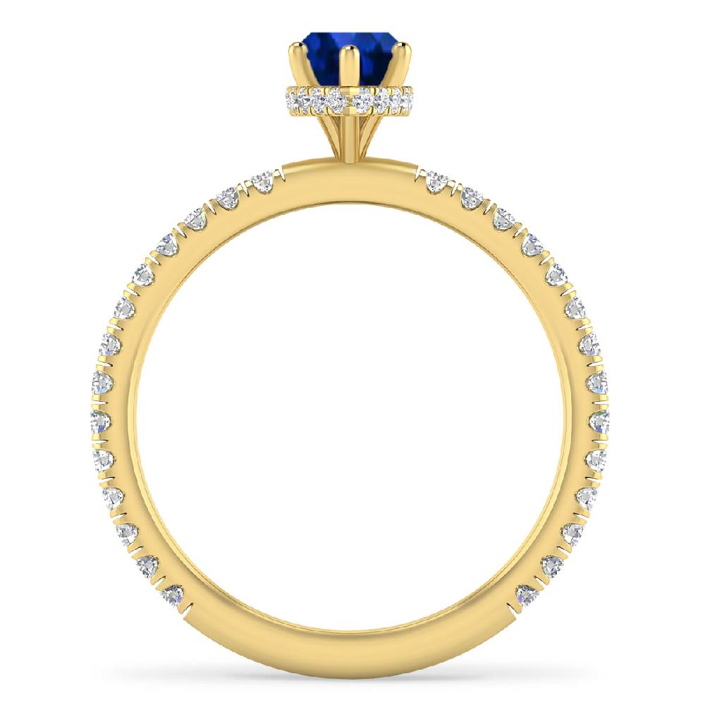 Yellow Gold - Sapphire