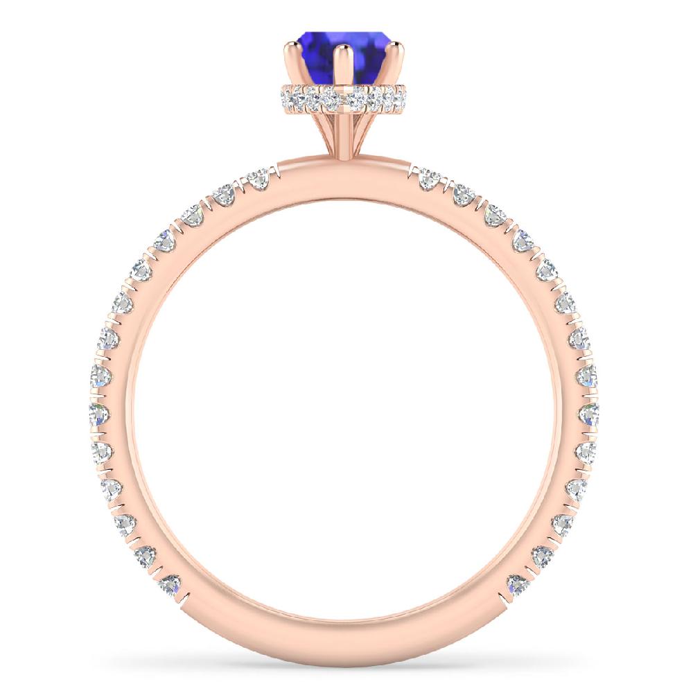 Rose Gold - Tanzanite