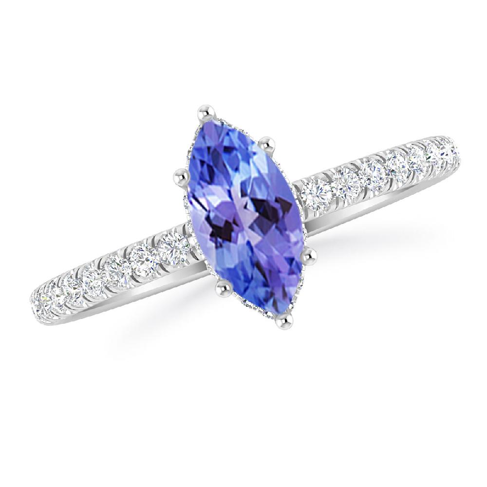 White Gold - Tanzanite