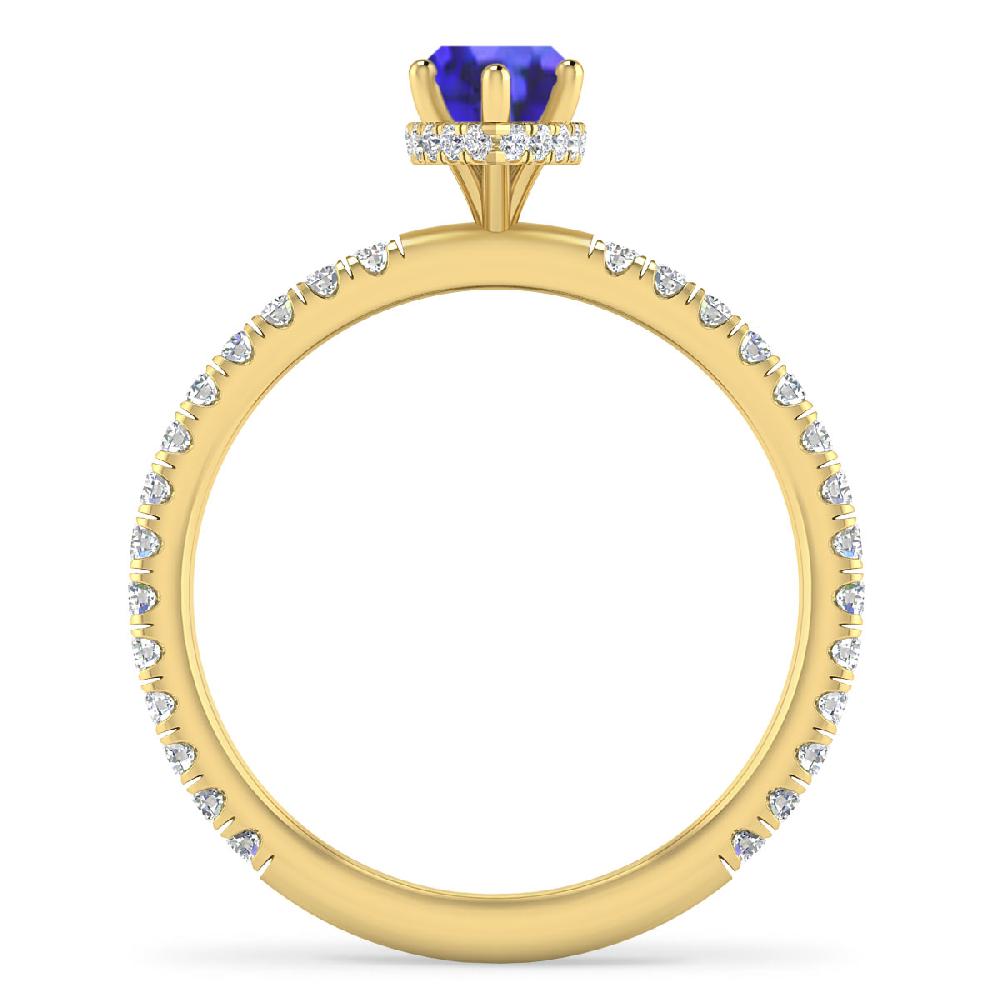 Yellow Gold - Tanzanite