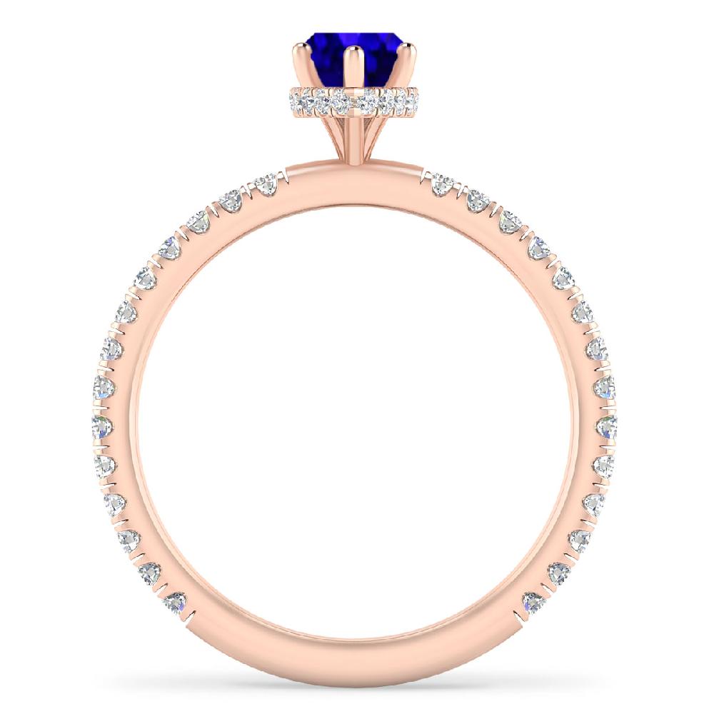 Rose Gold - Tanzanite