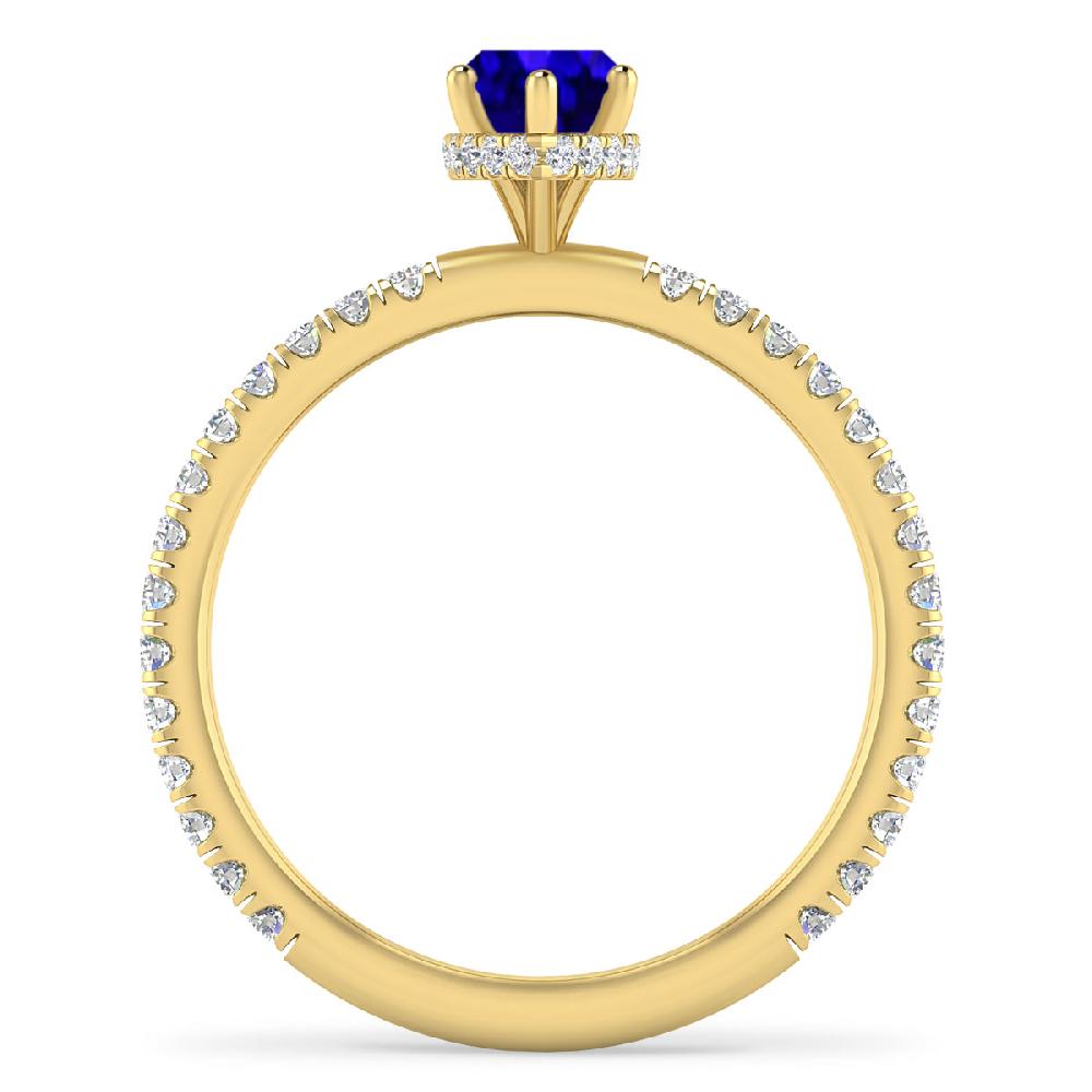 Yellow Gold - Tanzanite