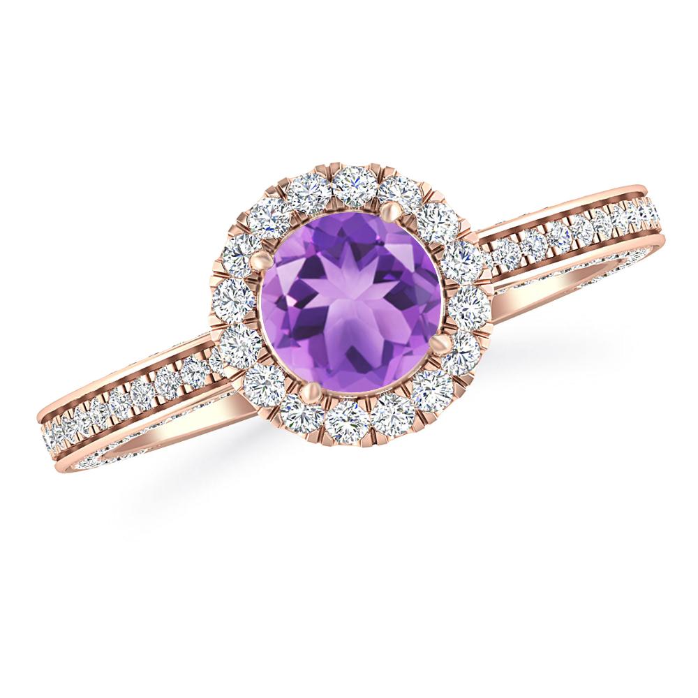 Rose Gold - Amethyst