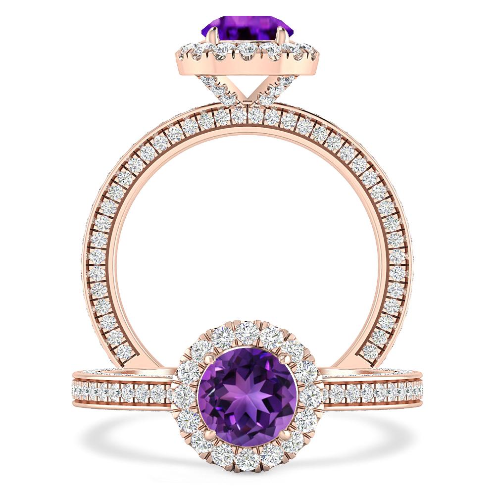 Rose Gold - Amethyst