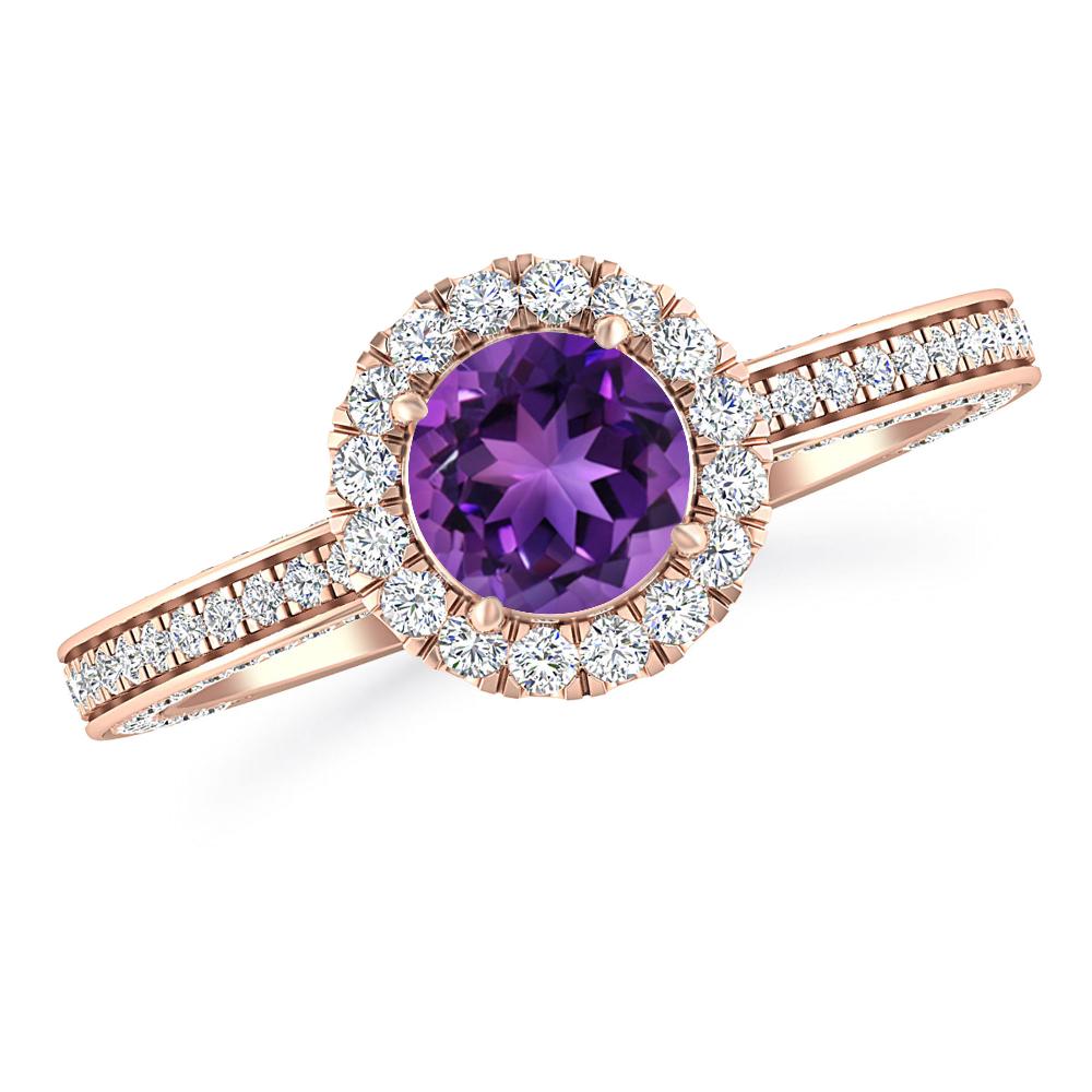 Rose Gold - Amethyst