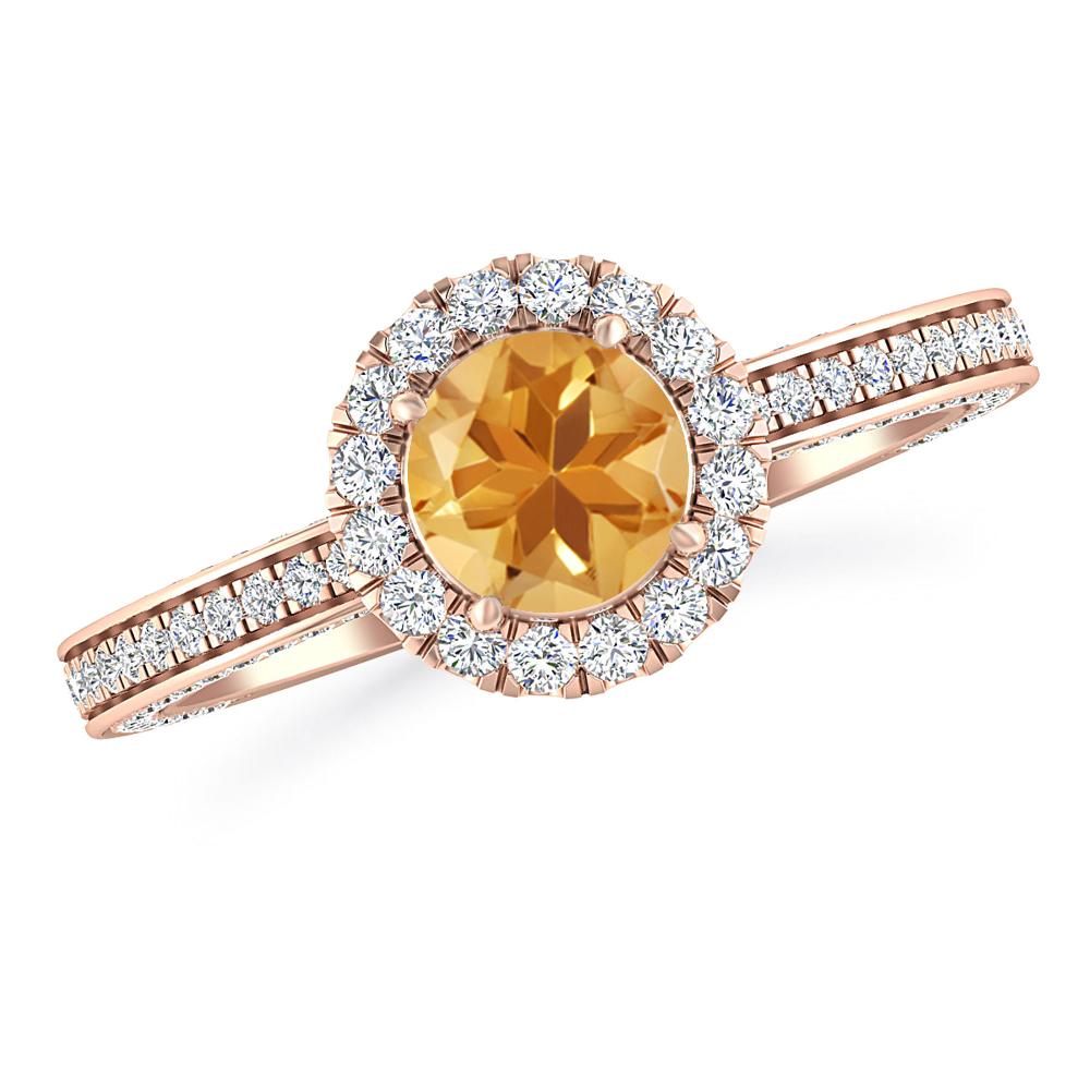 Rose Gold - Citrine