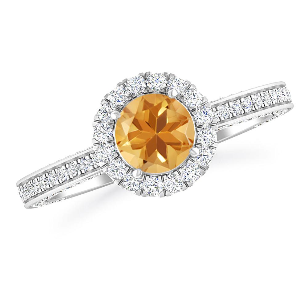 White Gold - Citrine