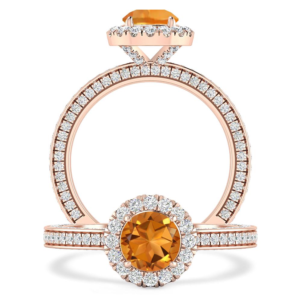 Rose Gold - Citrine