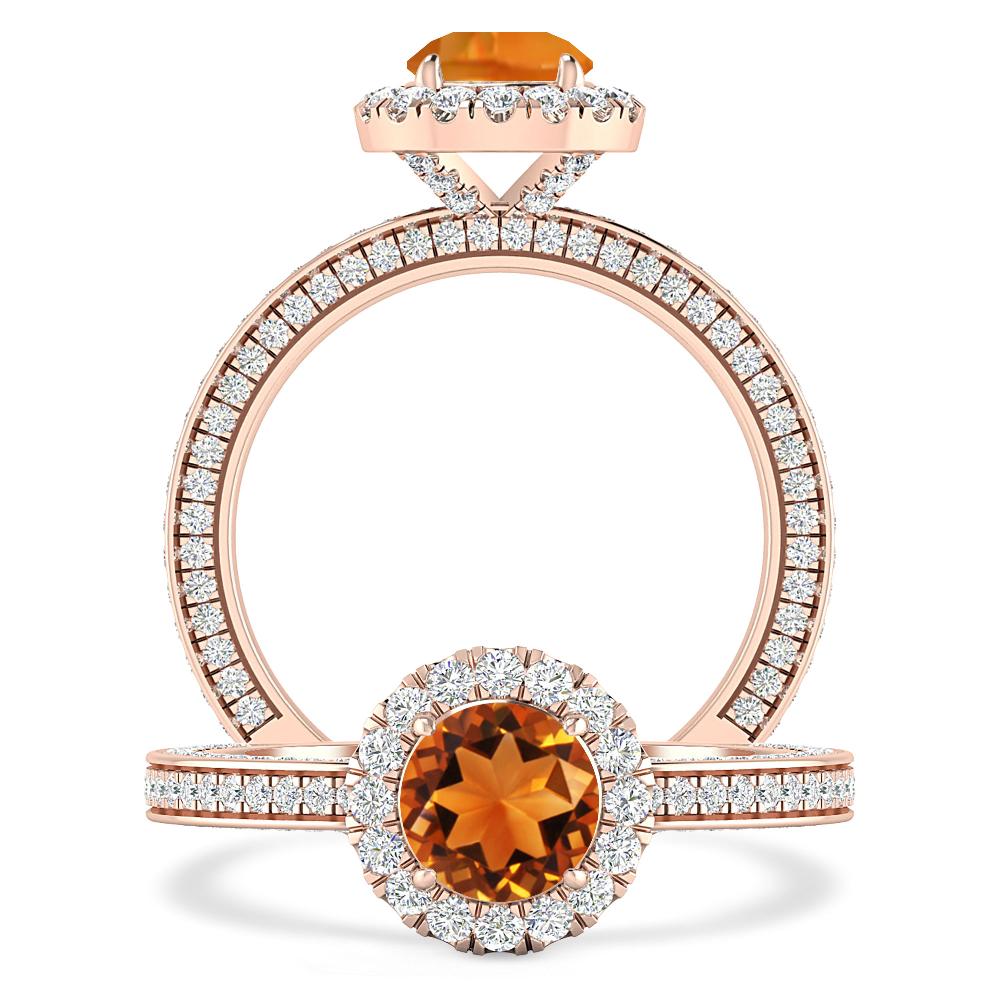 Rose Gold - Citrine