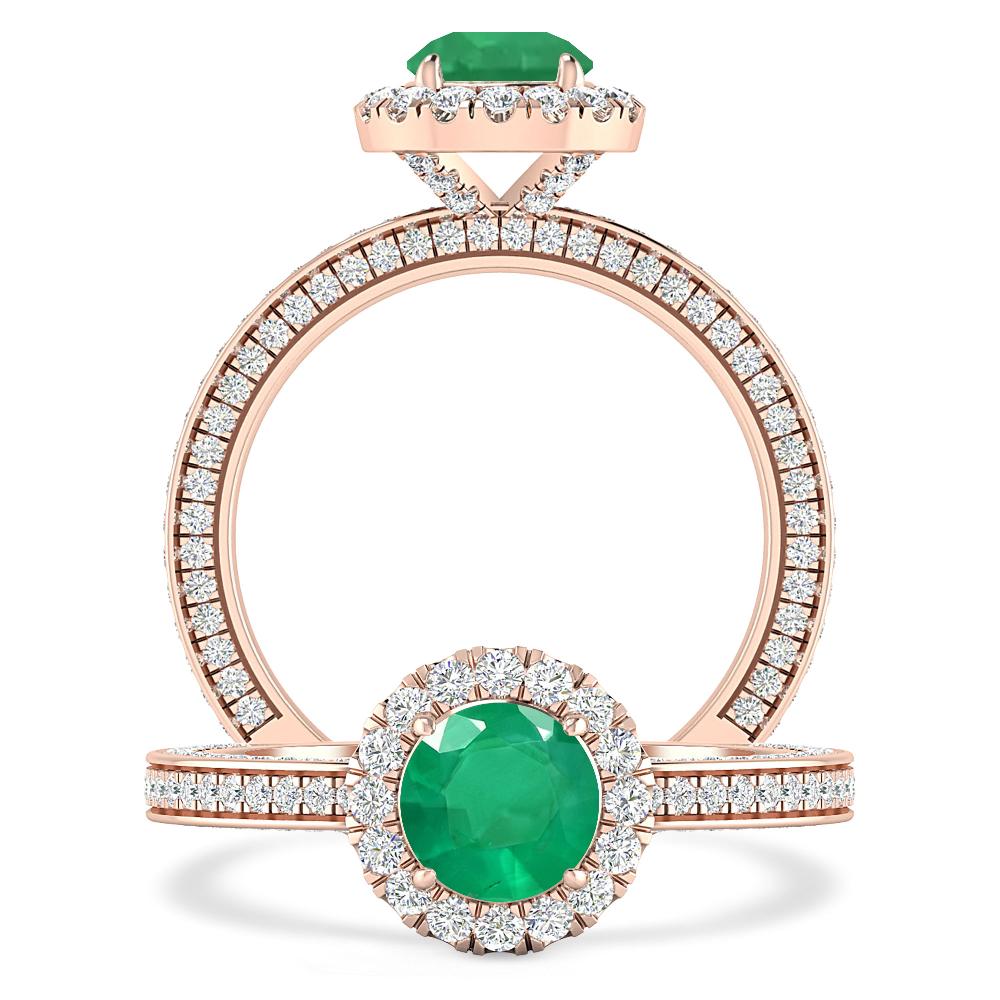 Rose Gold - Emerald