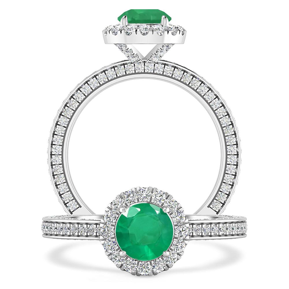 White Gold - Emerald