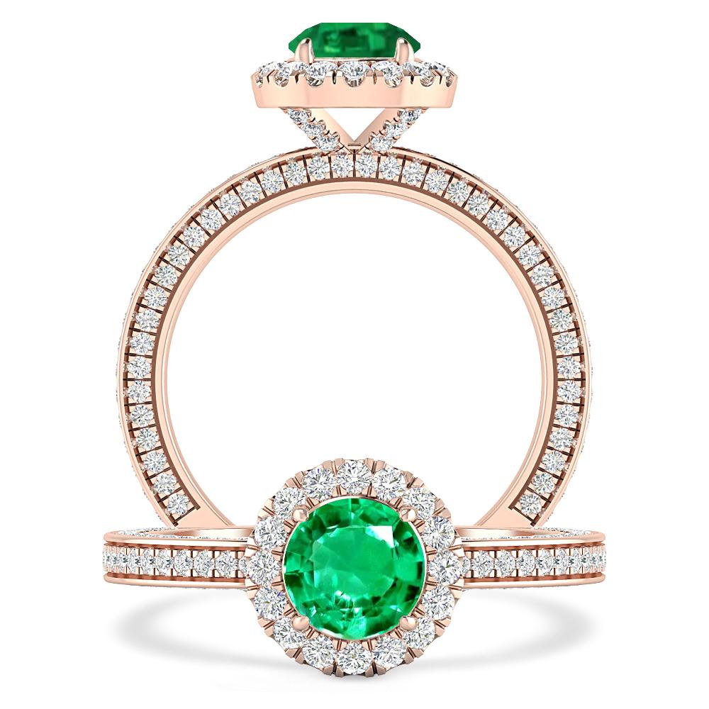 Rose Gold - Emerald