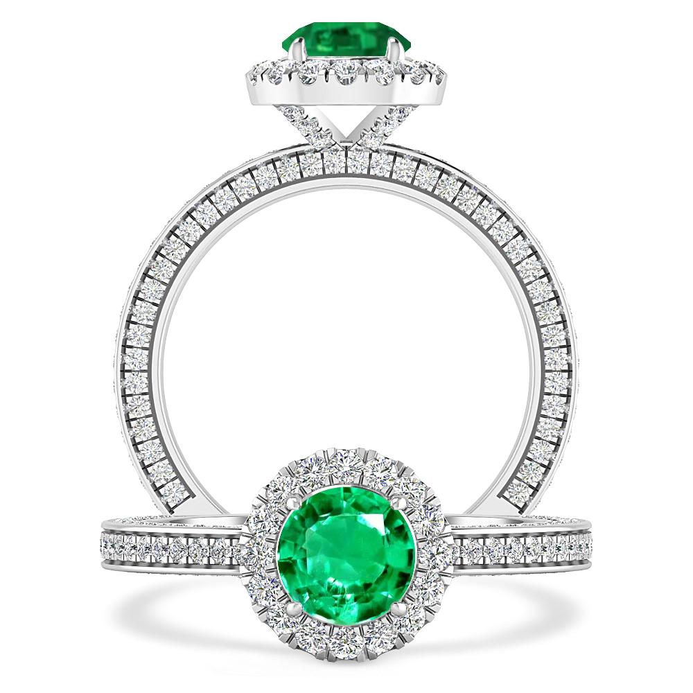 White Gold - Emerald