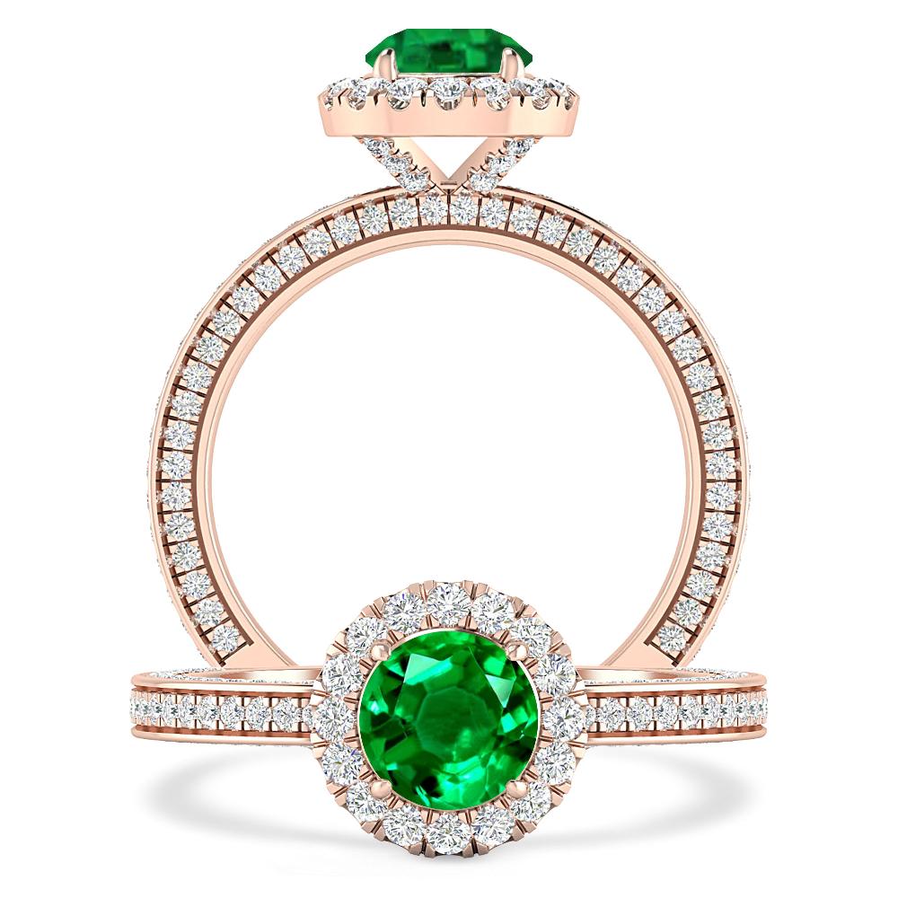 Rose Gold - Emerald