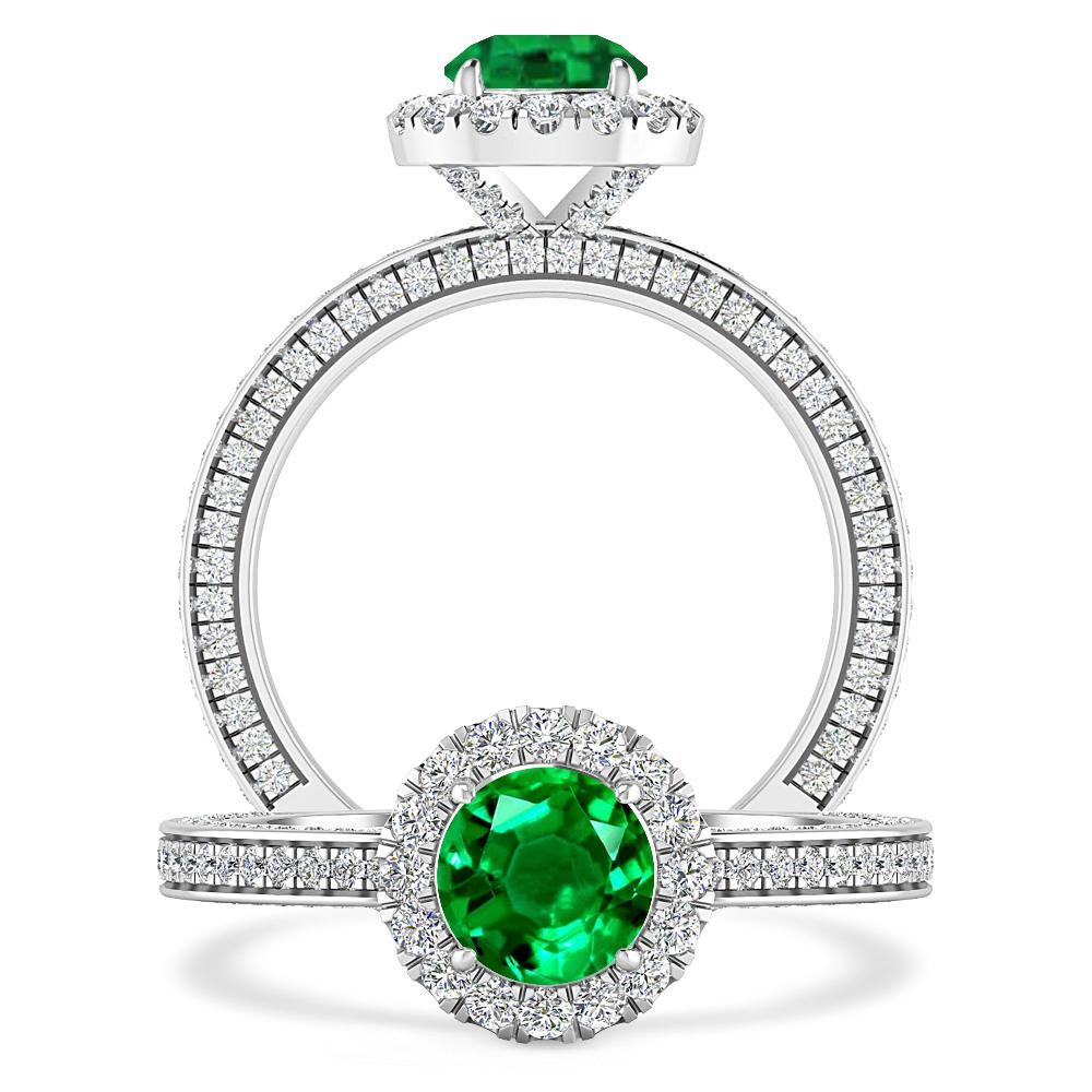 White Gold - Emerald