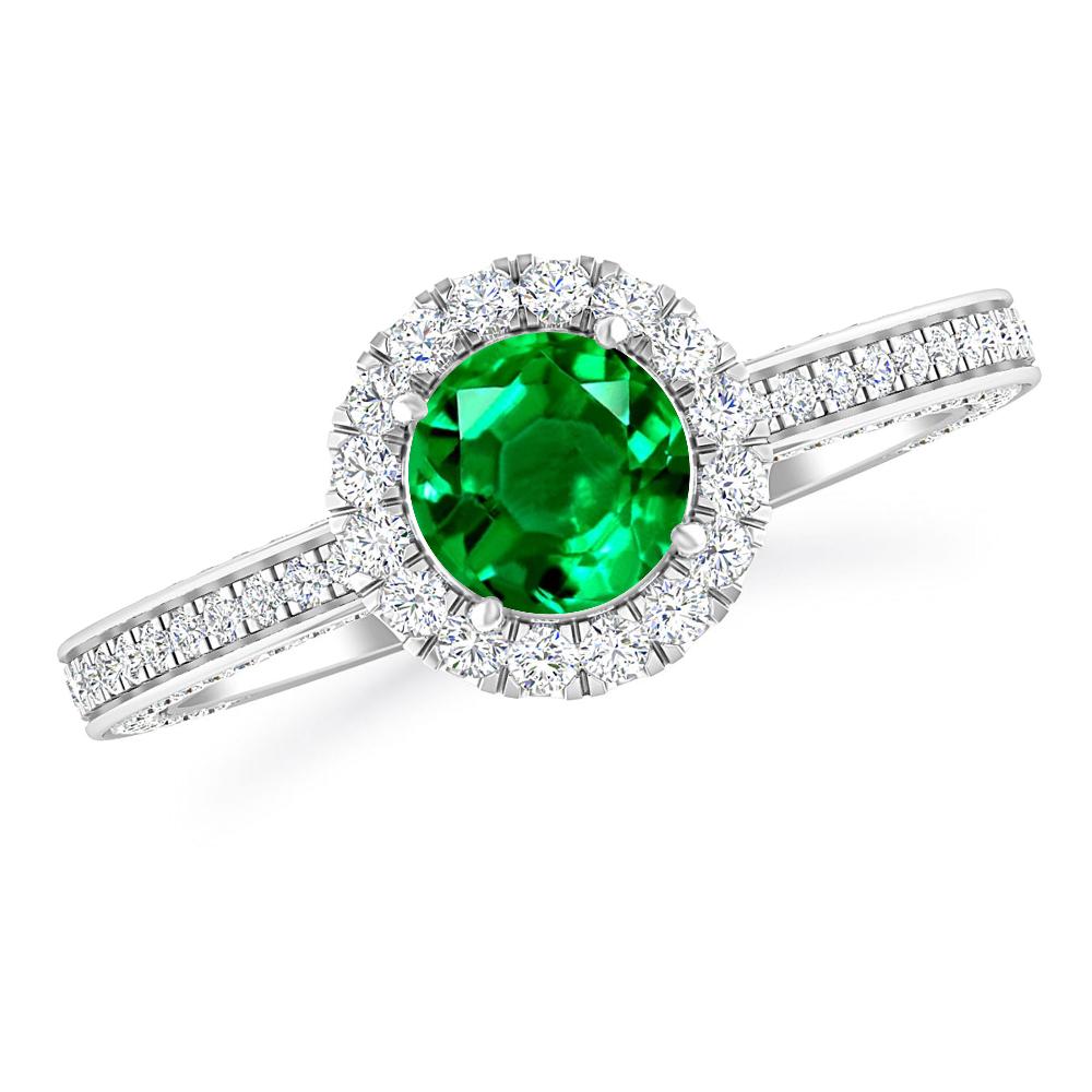 White Gold - Emerald