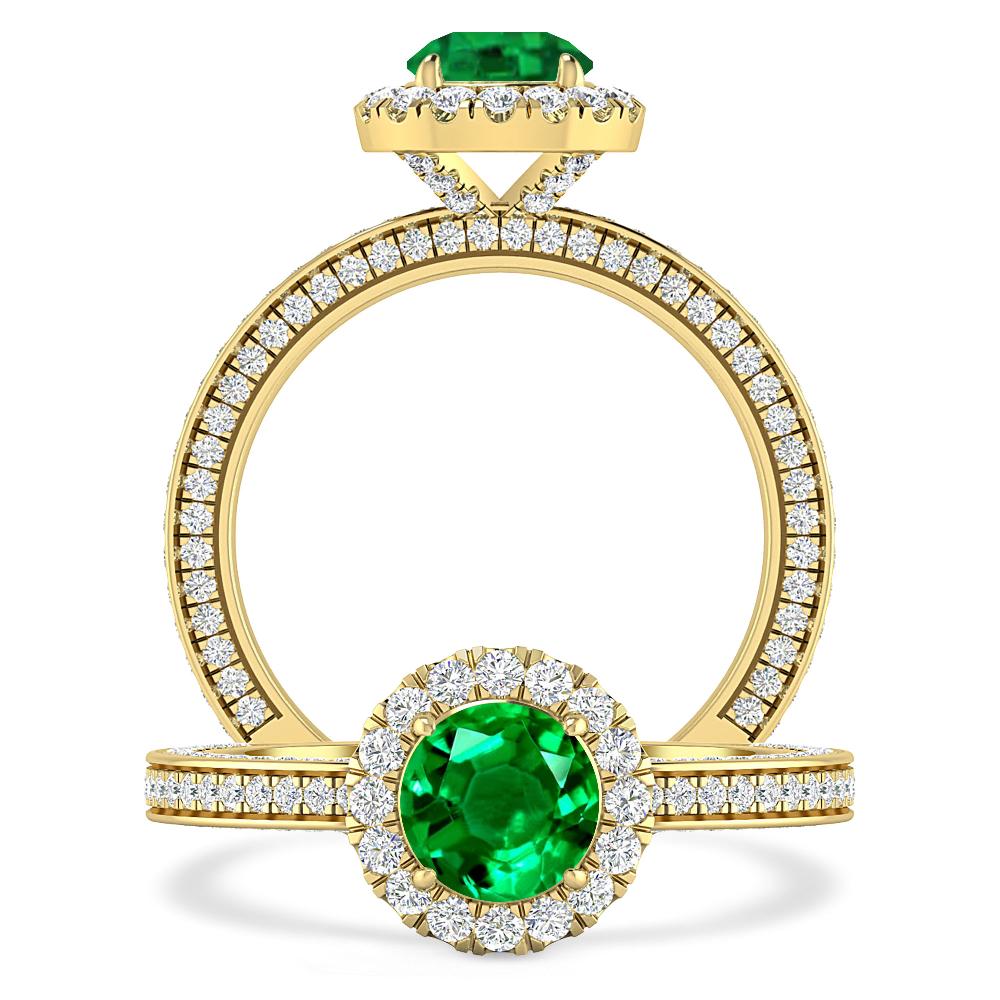 Yellow Gold - Emerald