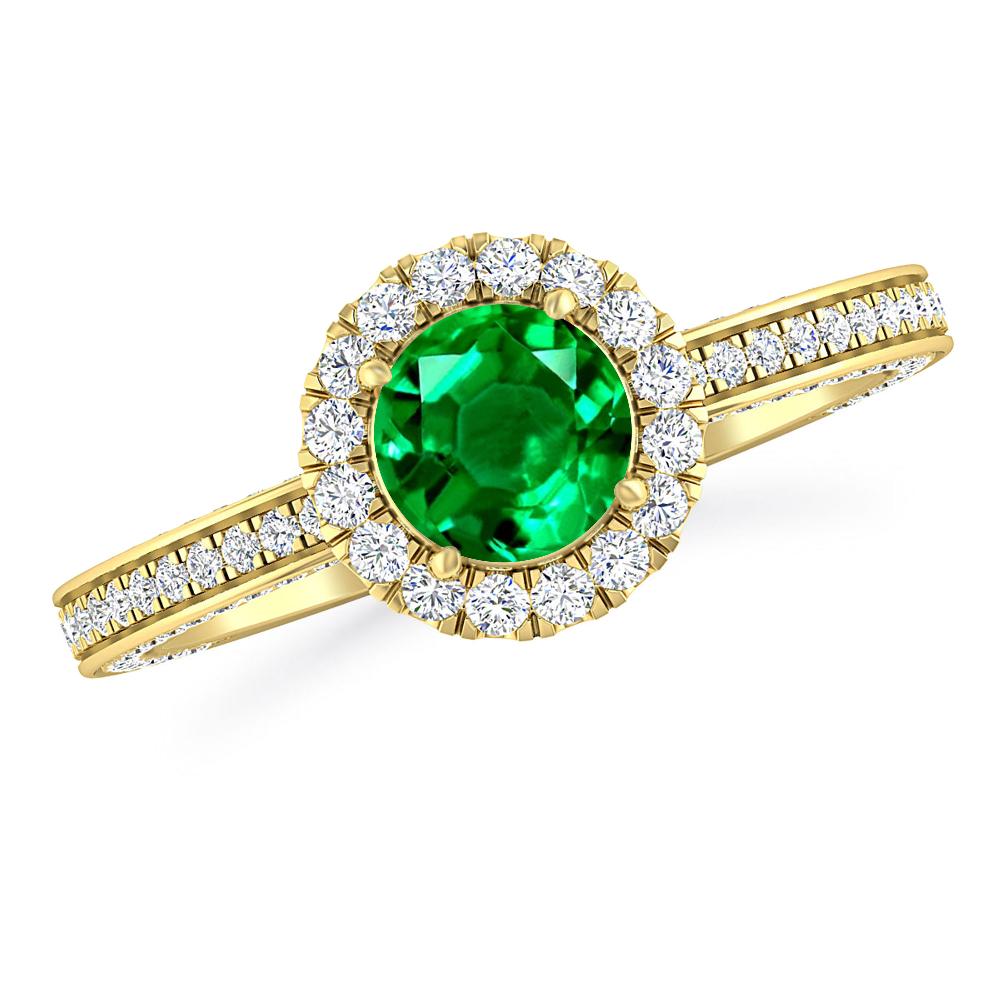 Yellow Gold - Emerald