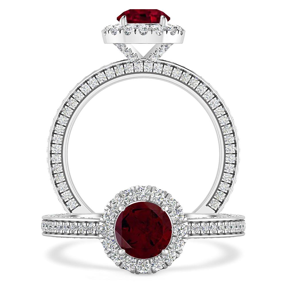 White Gold - Garnet