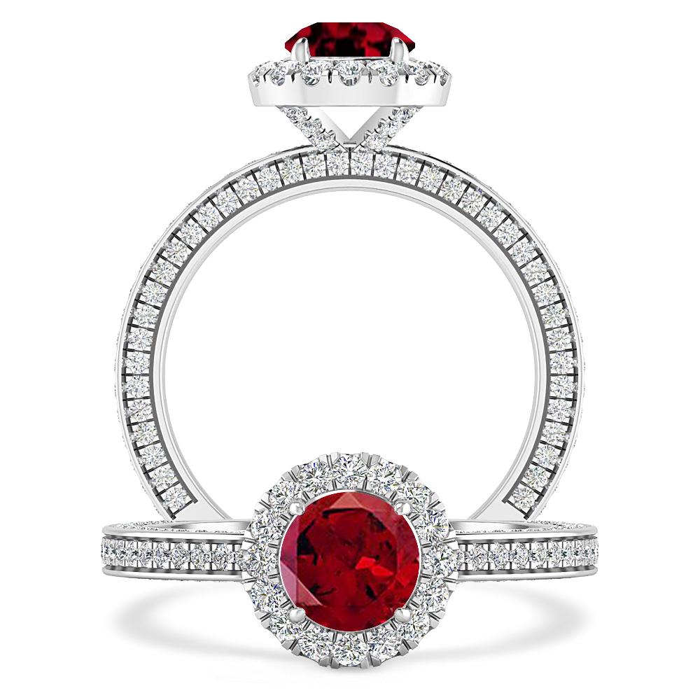 White Gold - Garnet