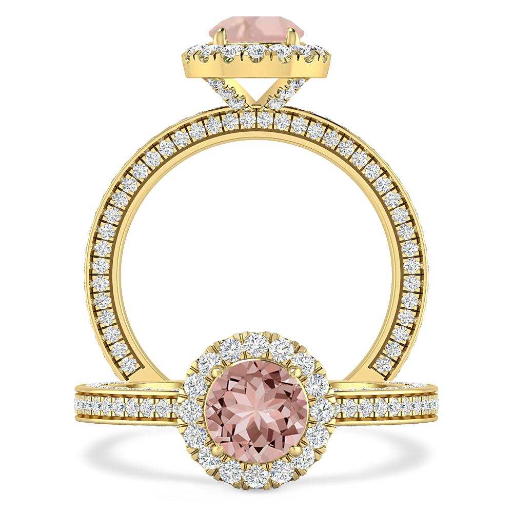 Yellow Gold - Morganite