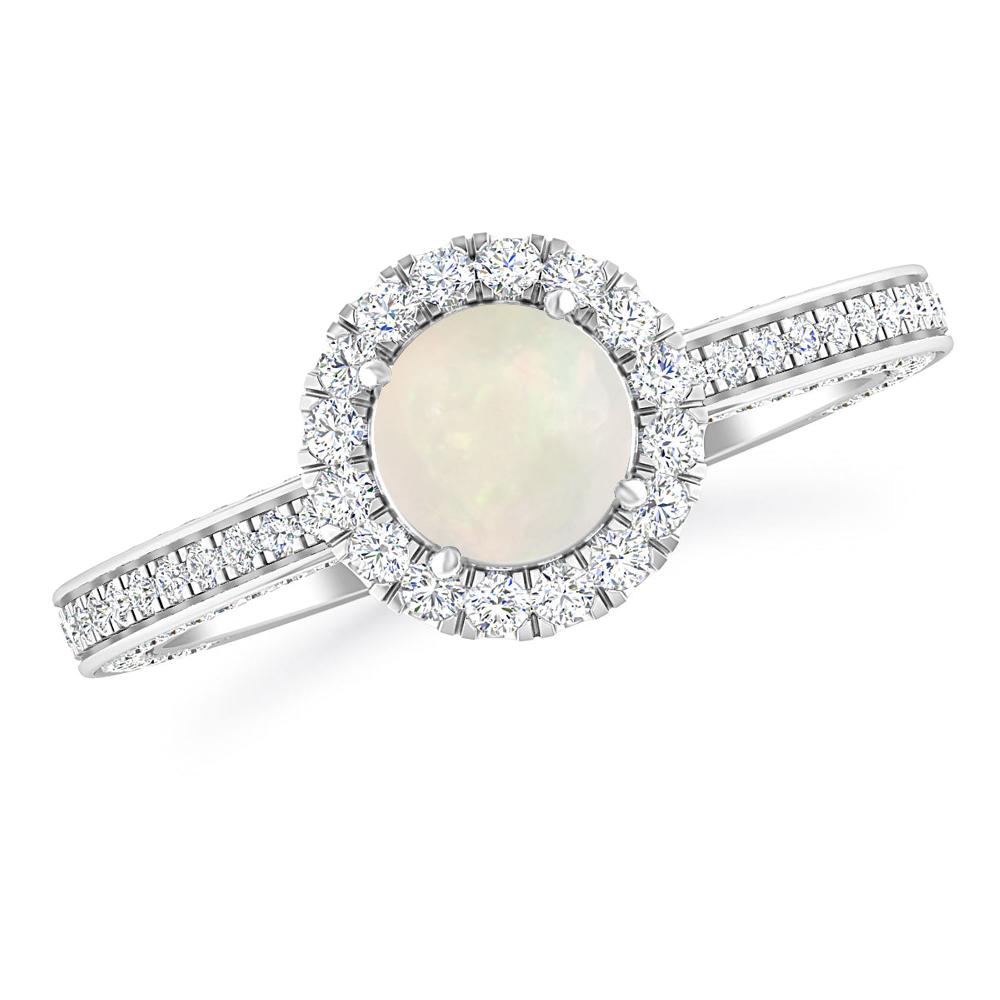 White Gold - Opal