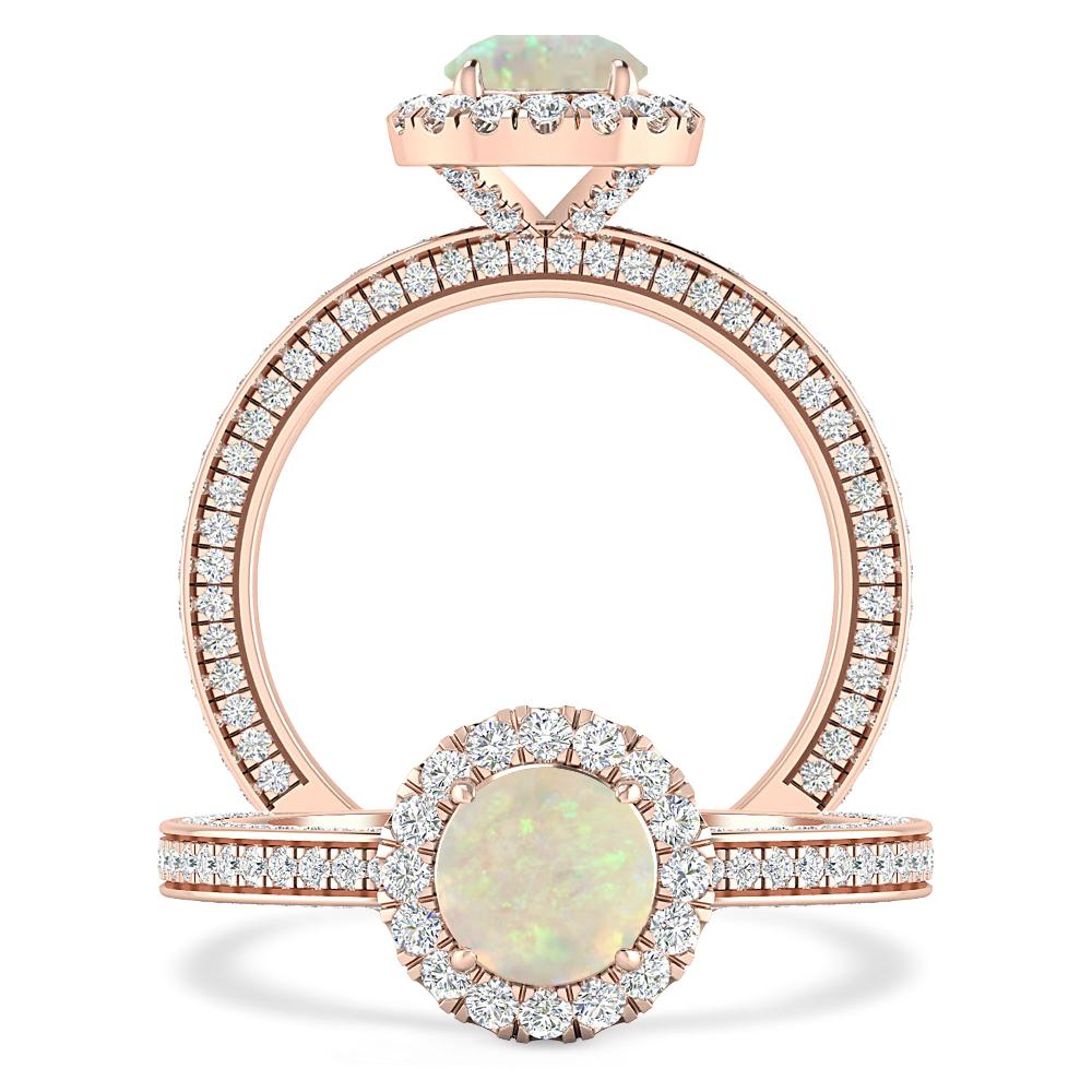 Rose Gold - Opal