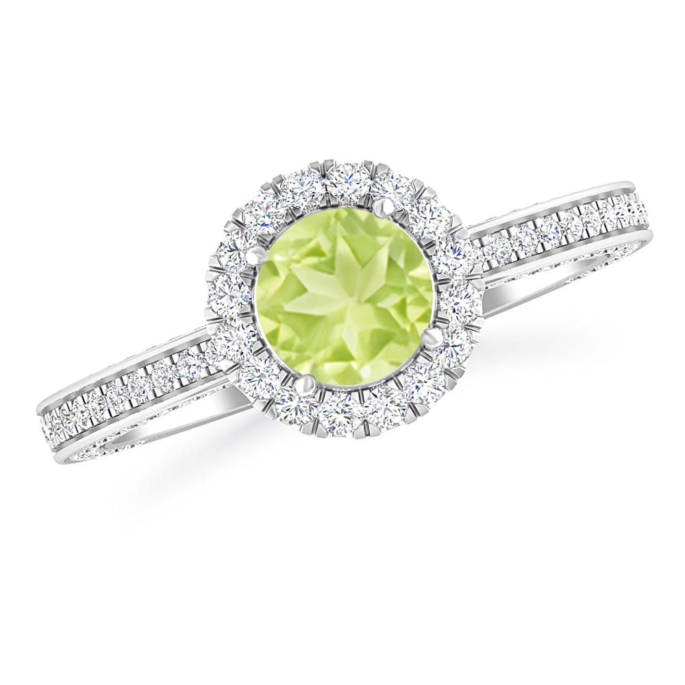 White Gold - Peridot