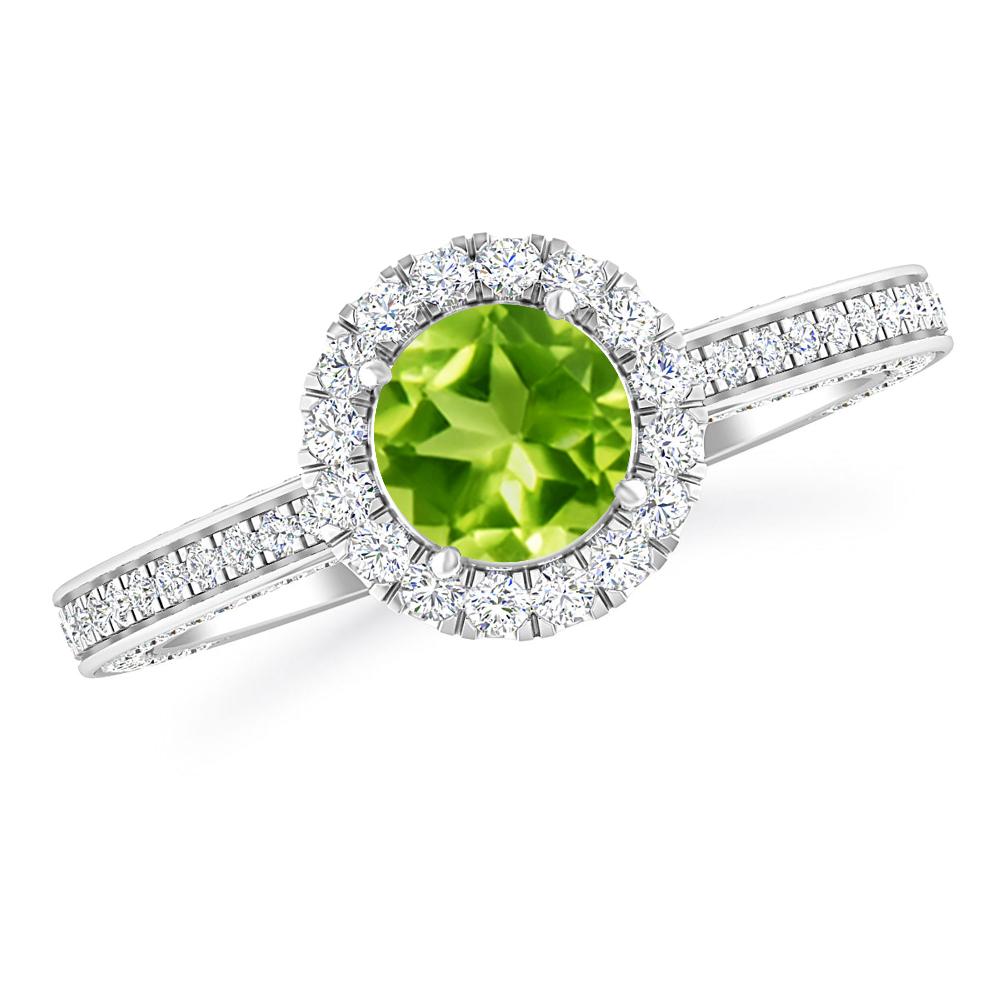 White Gold - Peridot