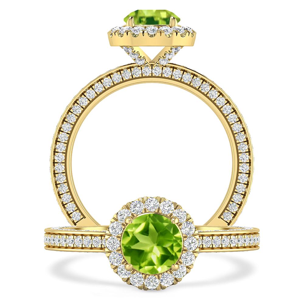 Yellow Gold - Peridot