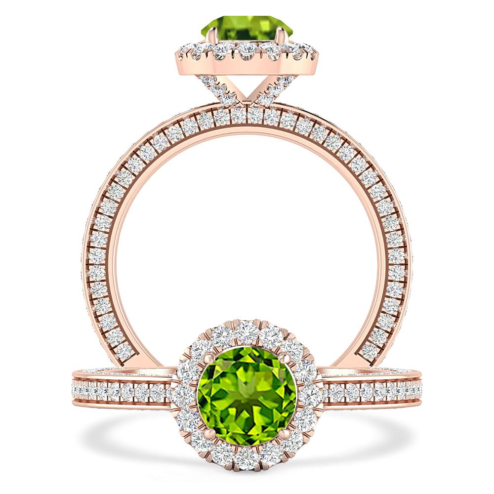 Rose Gold - Peridot