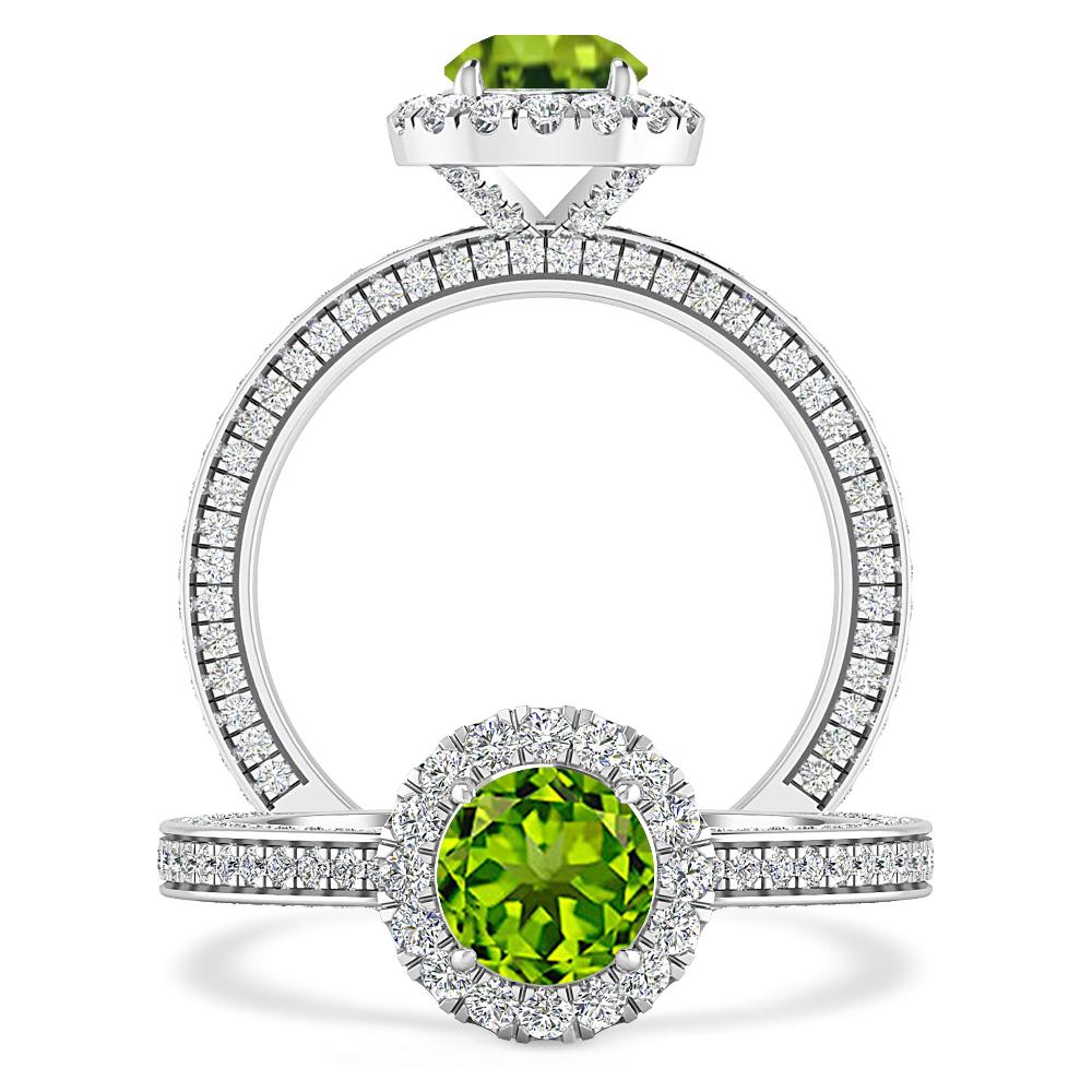 White Gold - Peridot