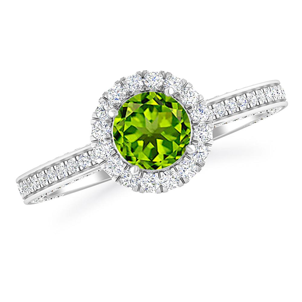 White Gold - Peridot