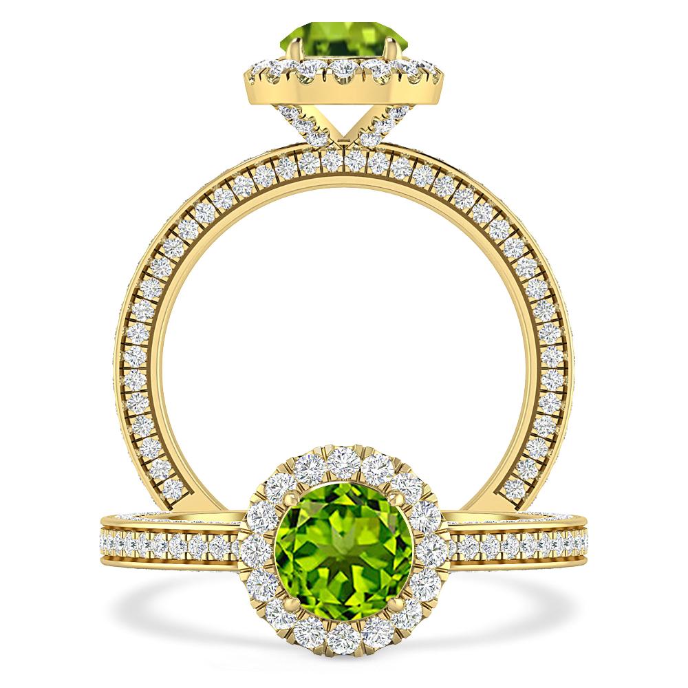 Yellow Gold - Peridot