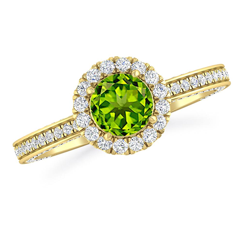 Yellow Gold - Peridot