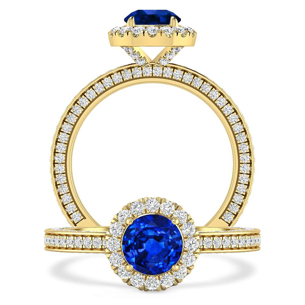 Yellow Gold - Sapphire