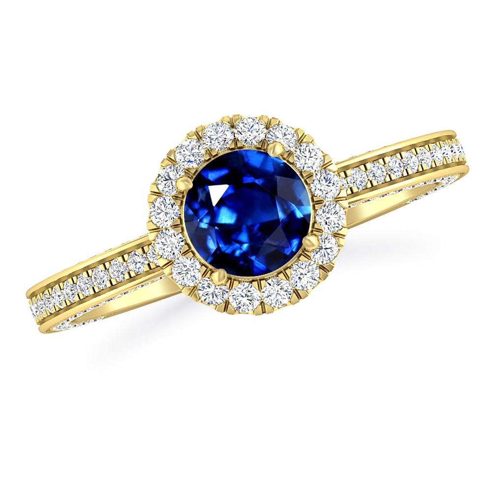 Yellow Gold - Sapphire