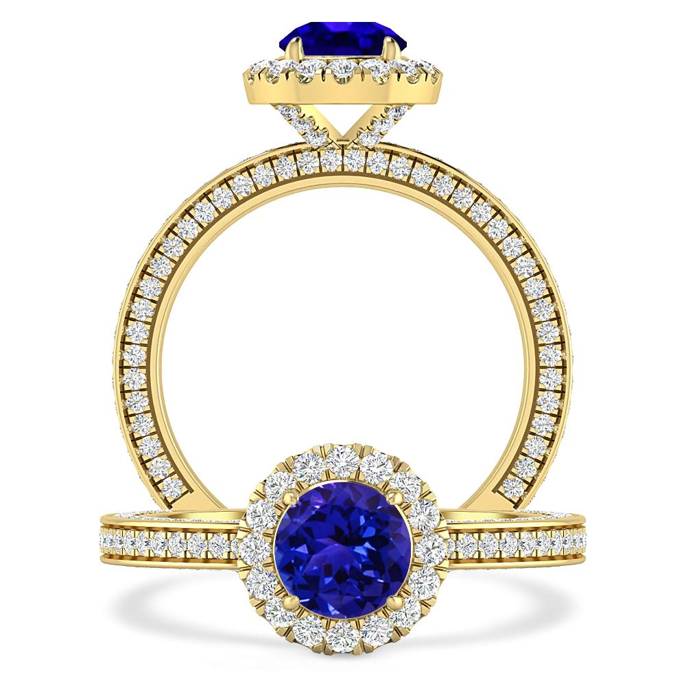 Yellow Gold - Tanzanite