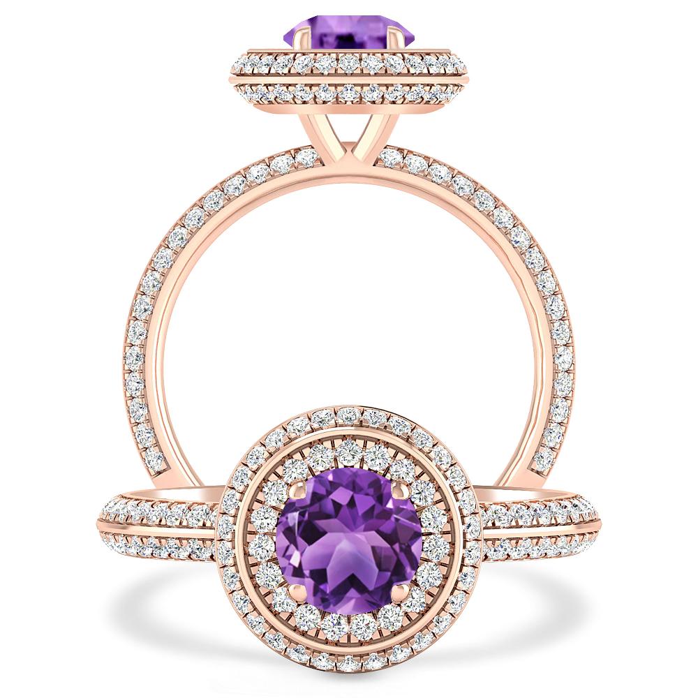 Rose Gold - Amethyst