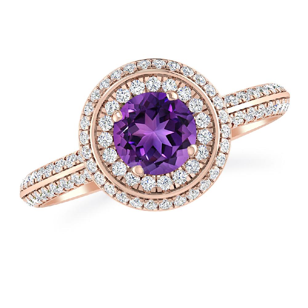 Rose Gold - Amethyst