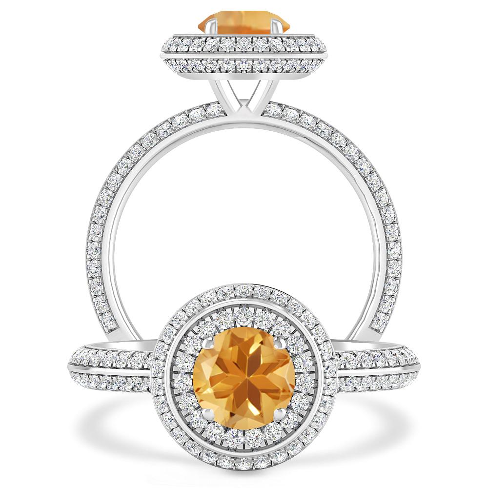 White Gold - Citrine