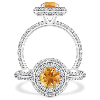 White Gold - Citrine