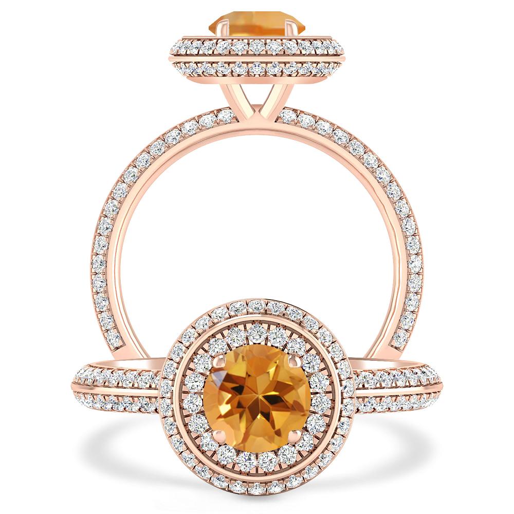 Rose Gold - Citrine