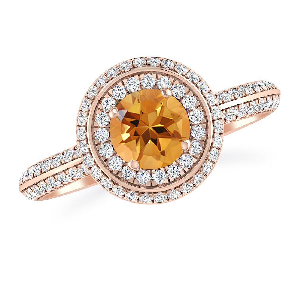 Rose Gold - Citrine